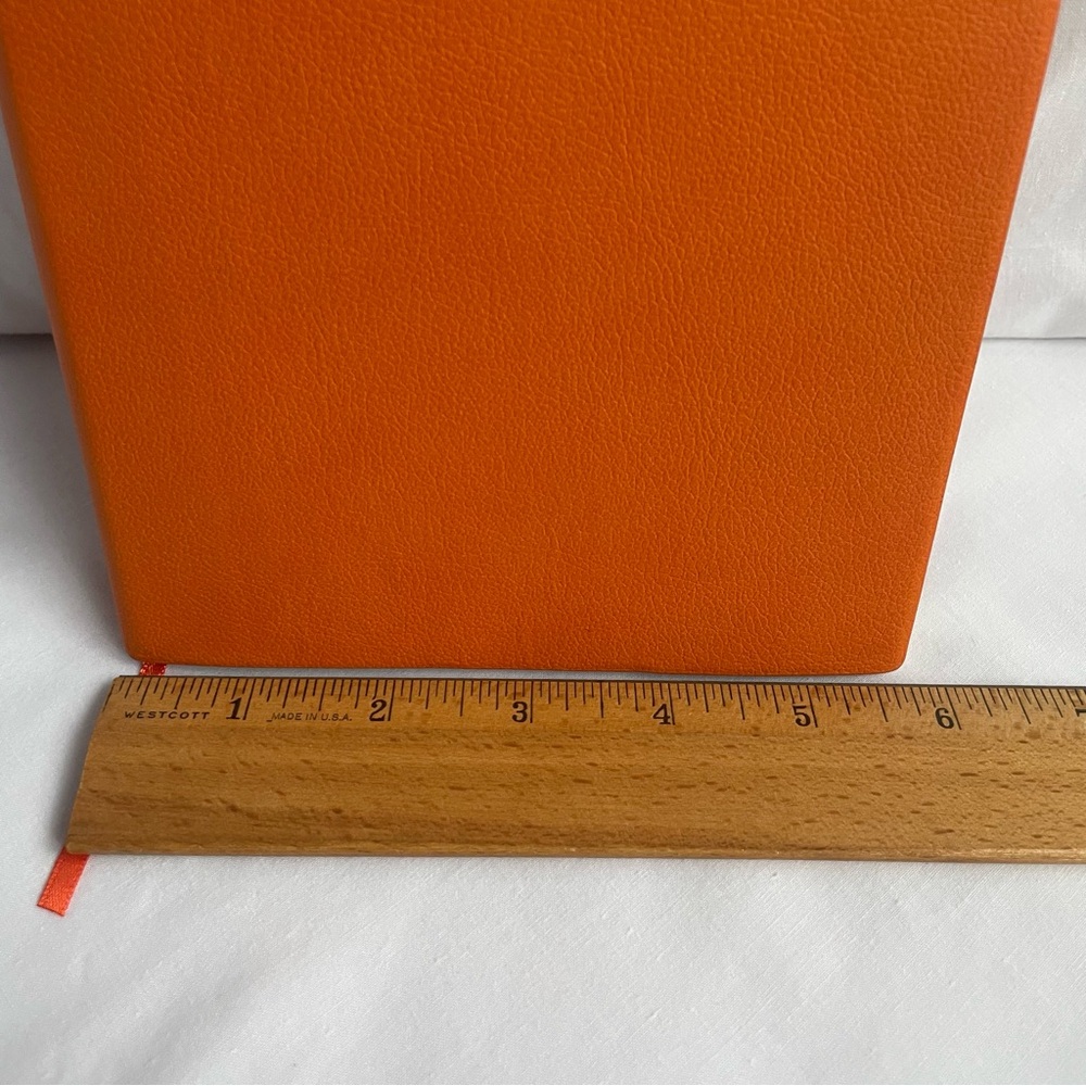 Orange Softcover Dotted Grid Notebook Journal - Picture 6 of 8